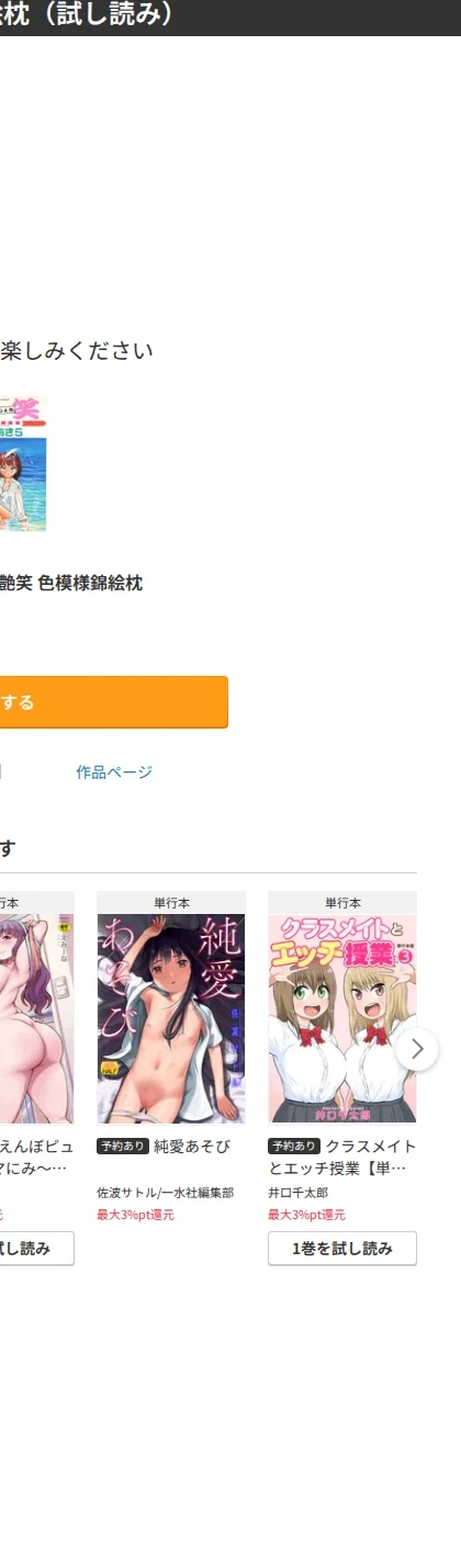 艶笑 色模様錦絵枕 画像10