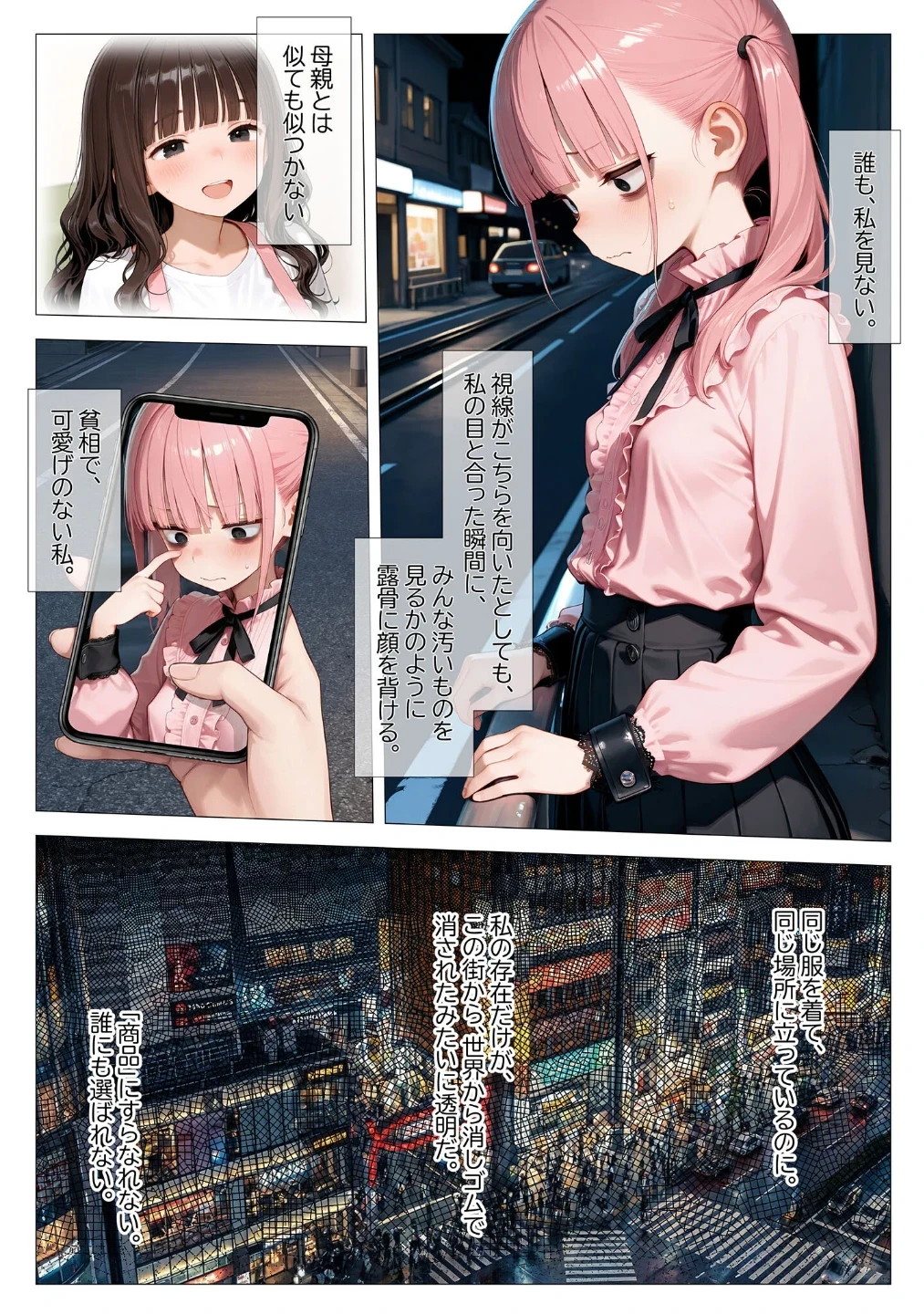 地雷系ブス、おじさんを買う。 モザイク版 画像4