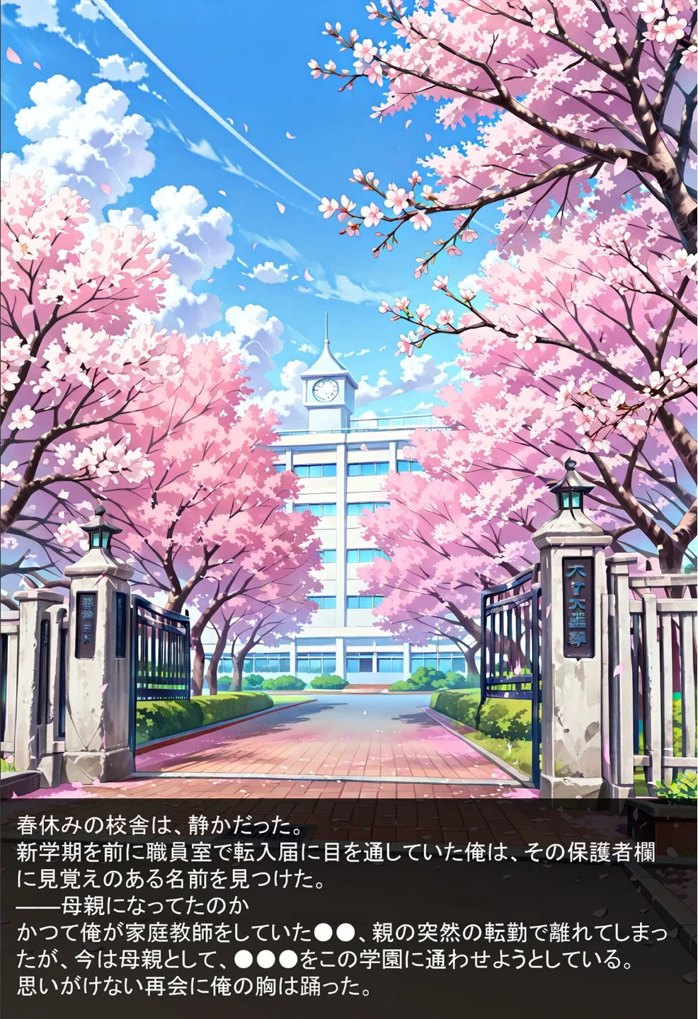 となりの母娘 モザイク版 画像1
