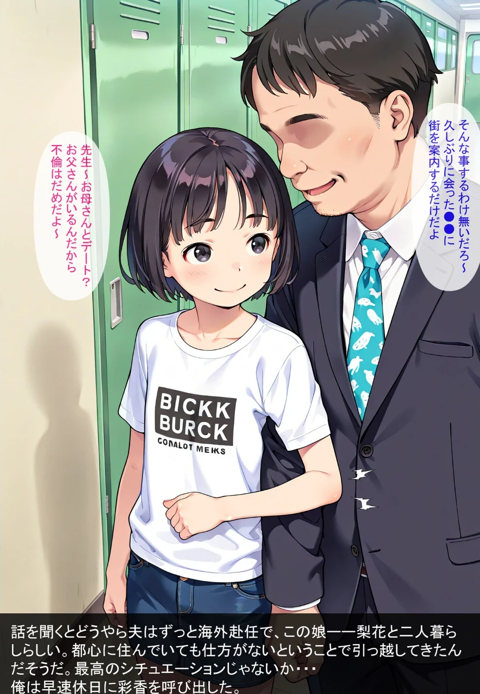 となりの母娘 モザイク版 画像3