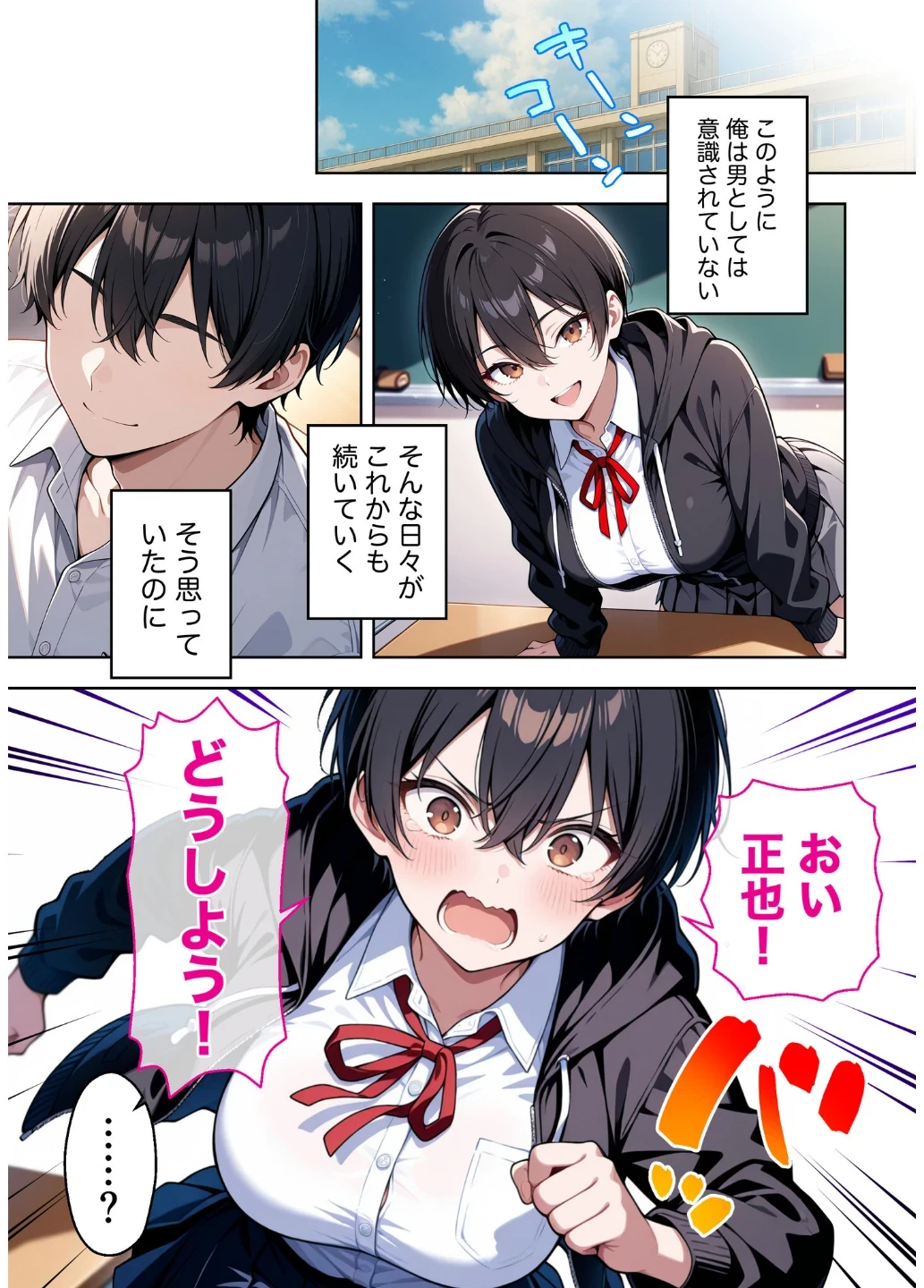 ボーイッシュ幼馴染がエロすぎて困っています 画像5