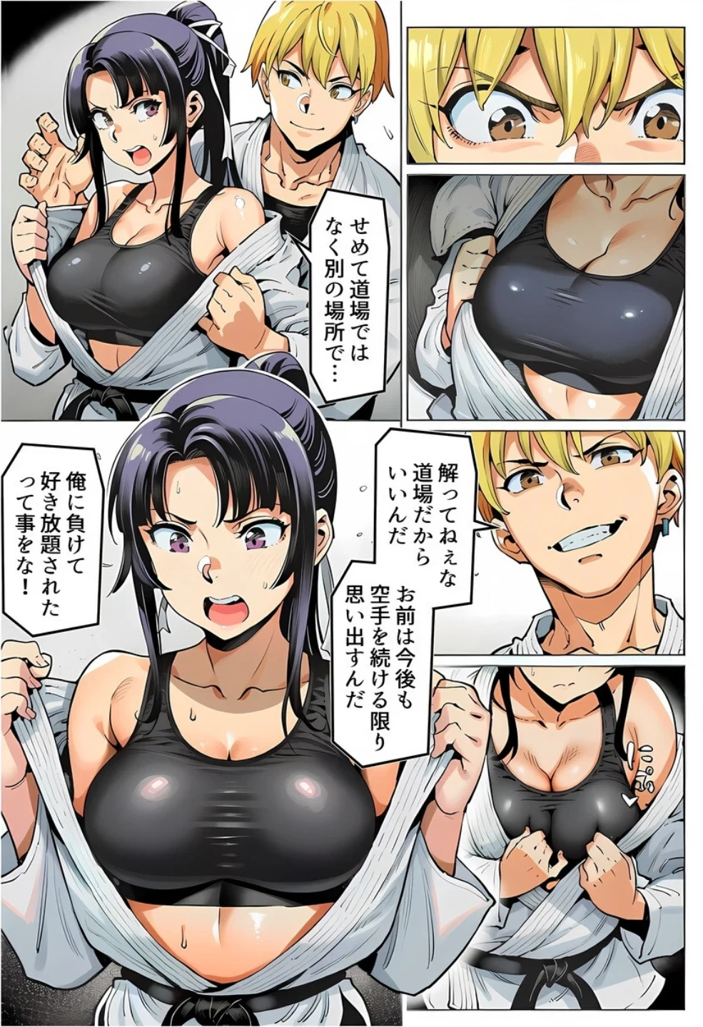 ボクが好きな空手部の先輩が、クズ男に敗北してNTR快楽セックスされる話（単話） 画像2